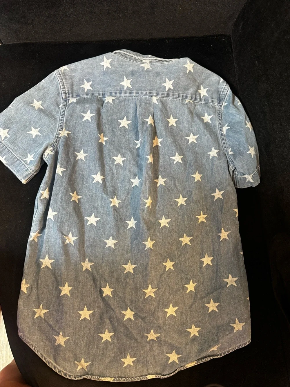 Ralph Lauren Light Blue Denim Star Button-Down Kids Shirt